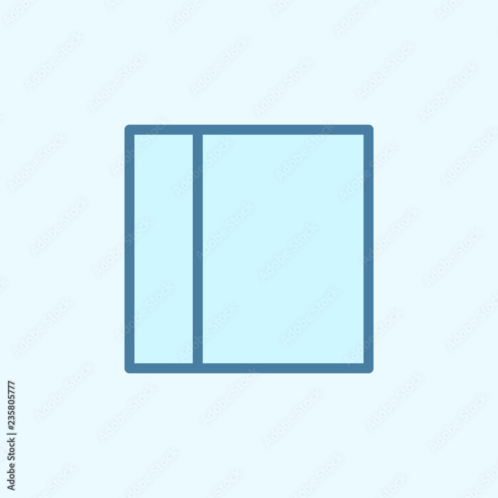 window field outline icon. Element of 2 color simple icon. Thin line icon for website design and development, app development. Premium icon window field outline icon. Element of 2 color simple icon. Thin line icon for website design and development, app development. Premium icon