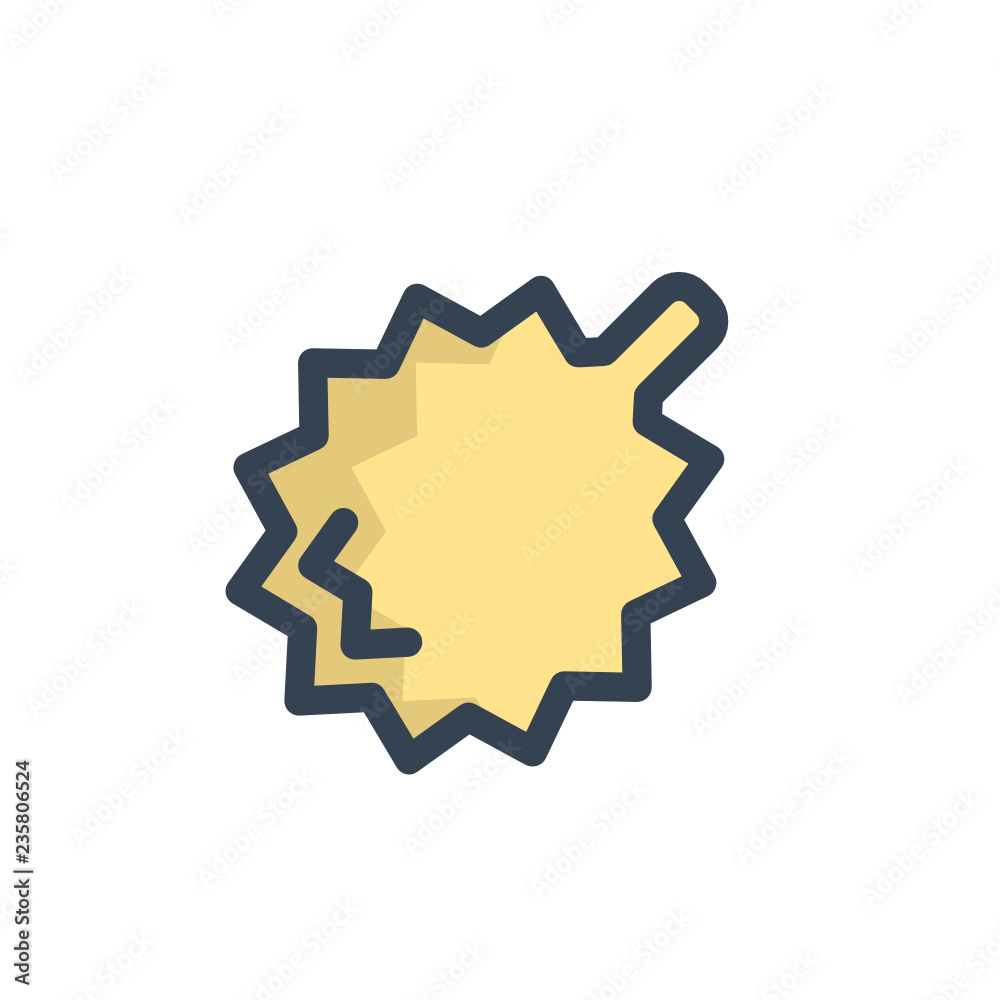 durian icon vector with fill outline style. fruit icon durian icon vector with fill outline style. fruit icon