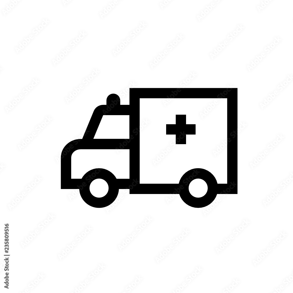 ambulance icon vector design. medicine icon ambulance icon vector design. medicine icon