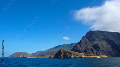Landscape off the coastline of Isabella, Galapagos Islands
