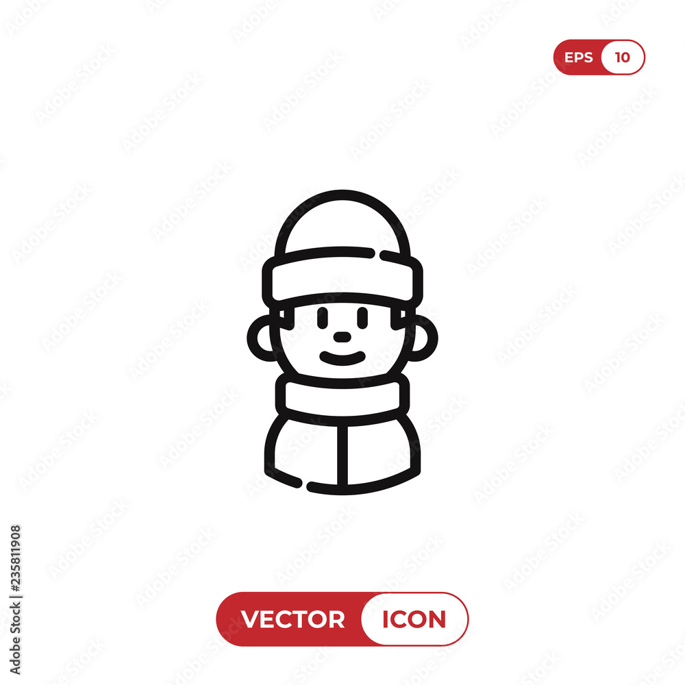 Boy vector icon Boy vector icon
