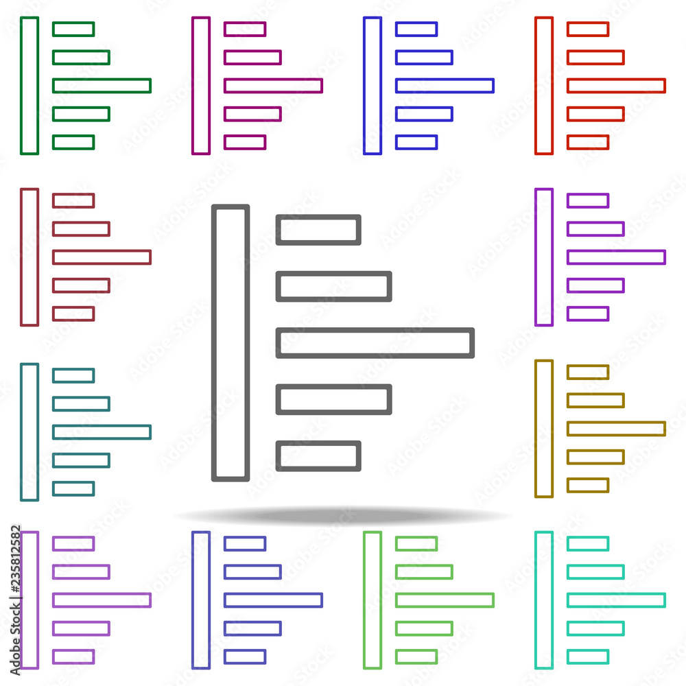 statistics increase icon. Elements of finance in multi color style icons. Simple icon for websites, web design, mobile app, info graphics statistics increase icon. Elements of finance in multi color style icons. Simple icon for websites, web design, mobile app, info graphics