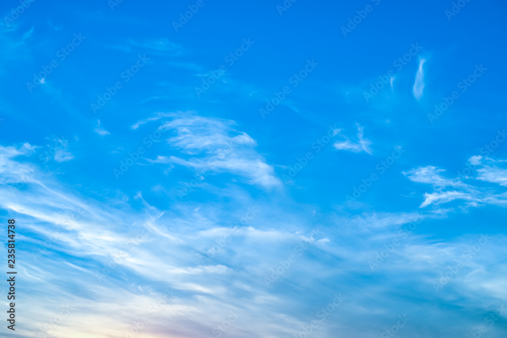 blue sky with tiny clouds. environment concept. blue sky with tiny clouds. environment concept.