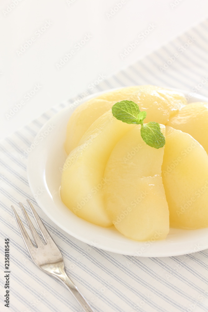 洋梨のコンポート