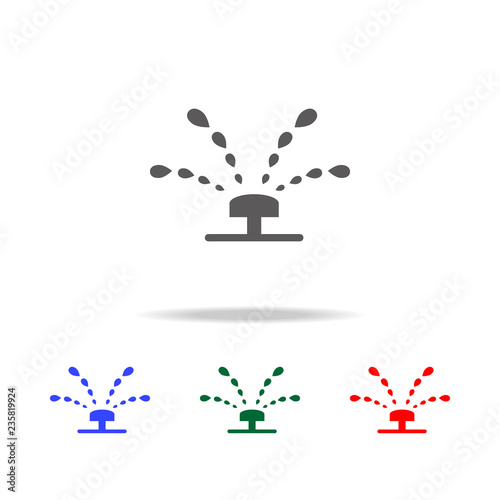 Sprinkler irrigation icon. Elements of garden in multi colored icons. Premium quality graphic design icon. Simple icon for websites, web design, mobile app, info graphics