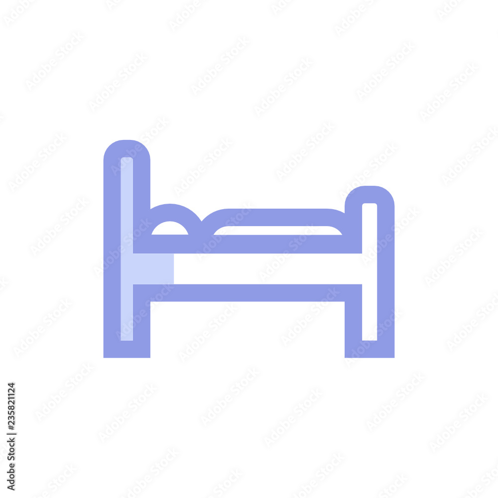 hospital bedroom icon vector modern style. medical icon hospital bedroom icon vector modern style. medical icon
