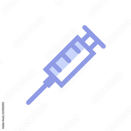 syringe icon vector modern style. medical icon