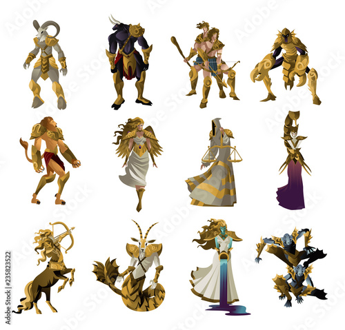 zodiac horoscope creatures 