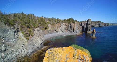 Skerwink trail Newfoundland aerial view photo