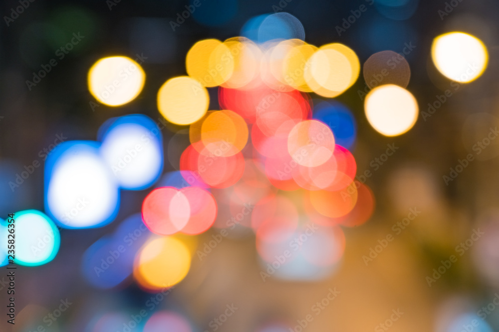 Abstrast Blurred background of taillight on the road at night Abstrast Blurred background of taillight on the road at night