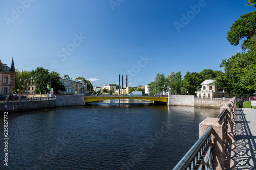 View of the Khrapovitsky Bridge and the Moika Embankment in St. Petersburg © i_valentin