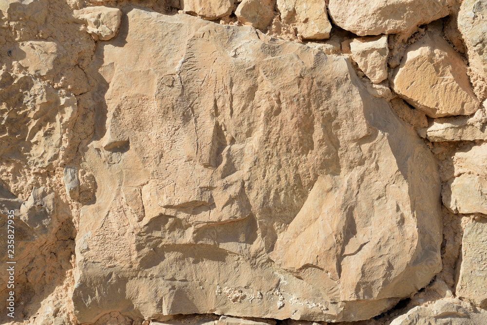 Ancient stone wall background and texture Ancient stone wall background and texture
