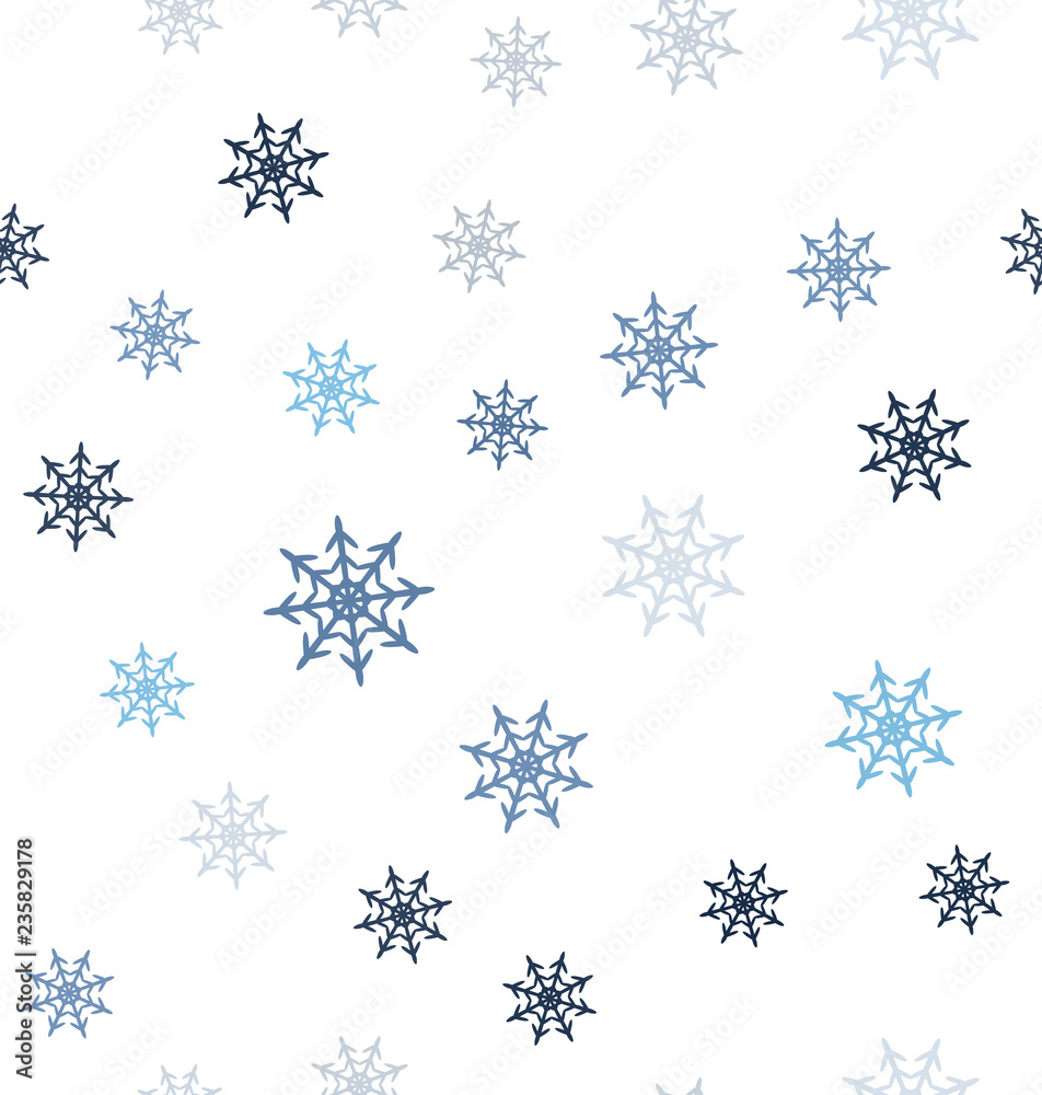 Snowflake pattern. Seamless vector Snowflake pattern. Seamless vector