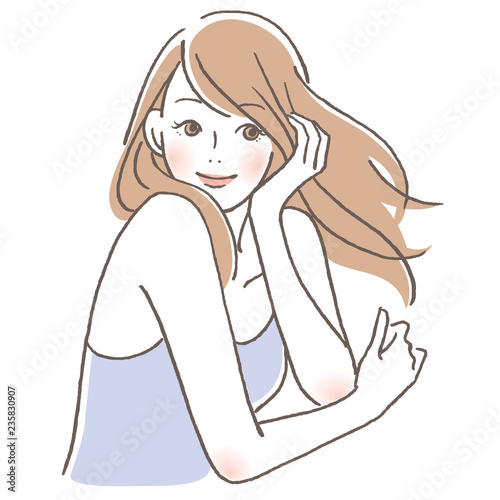 微笑む女性