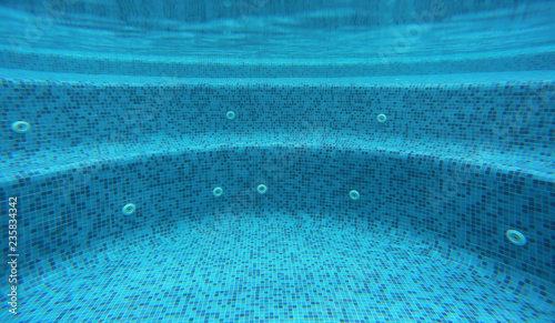 Under water swimming pool.