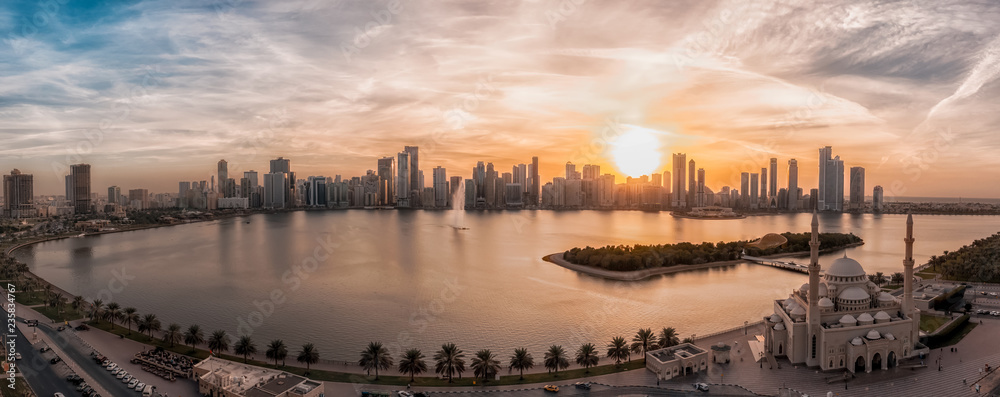 Obraz premium Sharjah Sunset