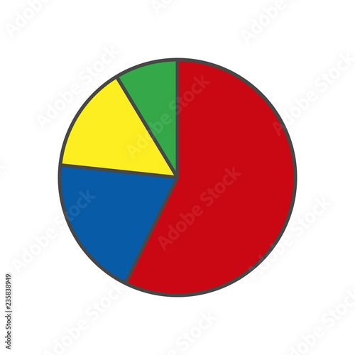 Free Download Pie chart with four segments - GFXLoad