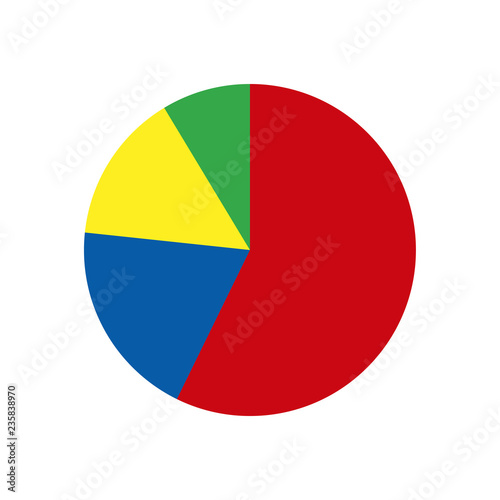 Free Download Pie chart with four segments - GFXLoad