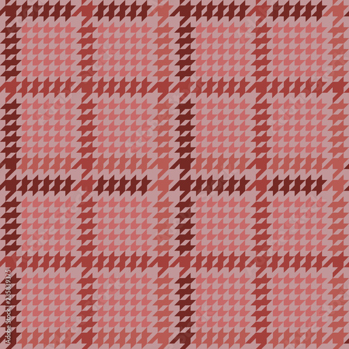 Check Fashion Seamless Pattern with Hounds Tooth
