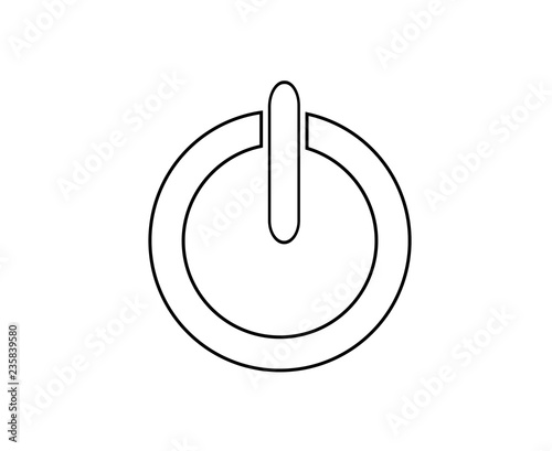 Power off (on) icon vector