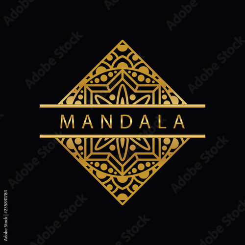 mandala - vector logo/icon illustration