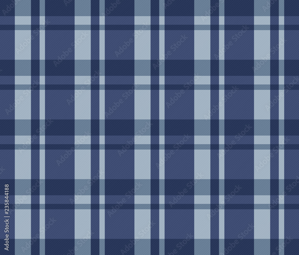 Obraz premium Blue plaid fabric background
