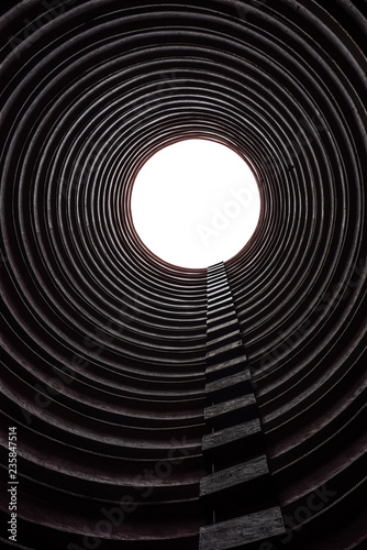 Circular building in Hong Kong