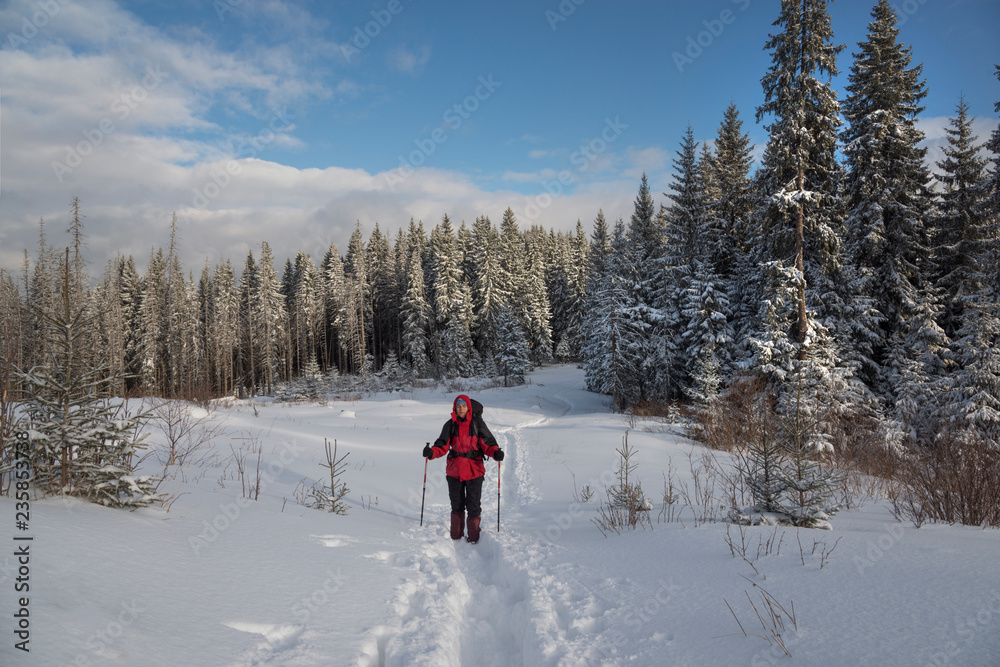 Winter hiking