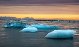 Ice Lagoon at sunrise