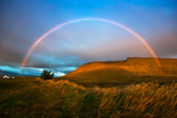 Landscape with rainbow - Iceland