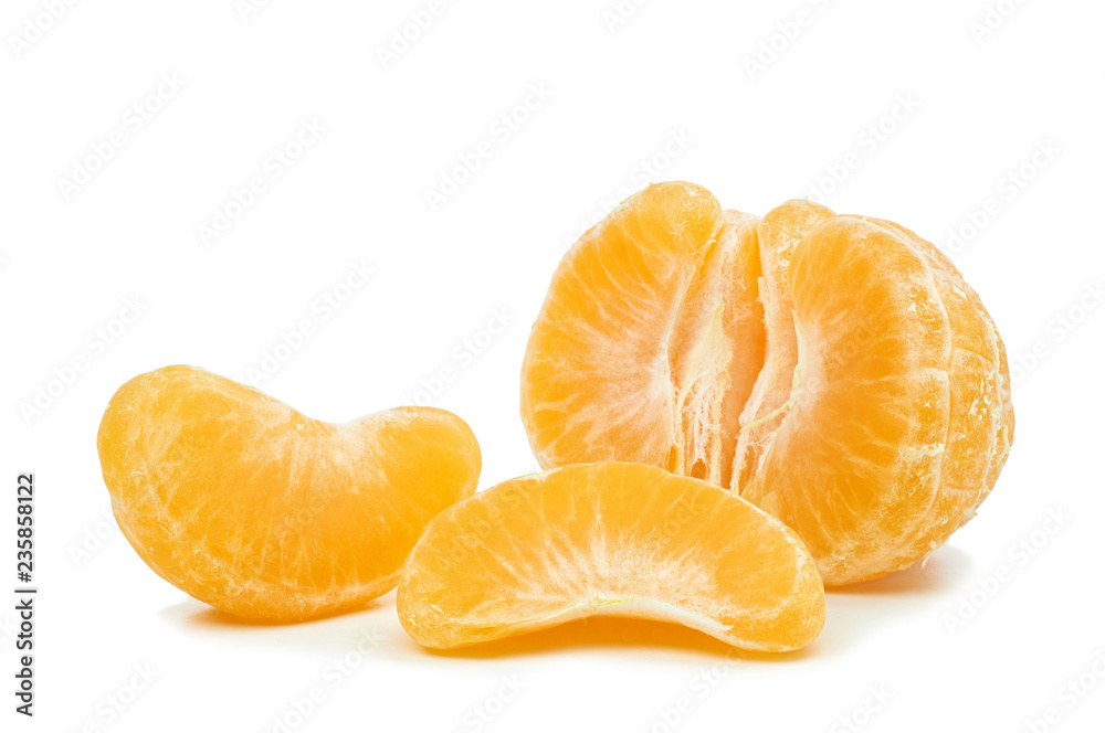 tangerine juicy ripe fruit on a white background tangerine juicy ripe fruit on a white background