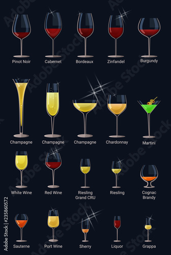 Photo Wine glass vector winery alcohol drink and red beverage wineglass in bar restaur