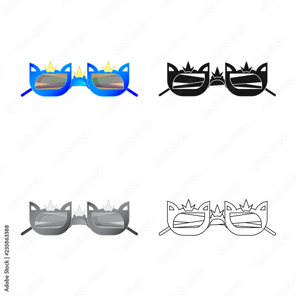 Vector design of glasses and sunglasses logo. Collection of glasses and accessory stock vector illustration. Vector design of glasses and sunglasses logo. Collection of glasses and accessory stock vector illustration.