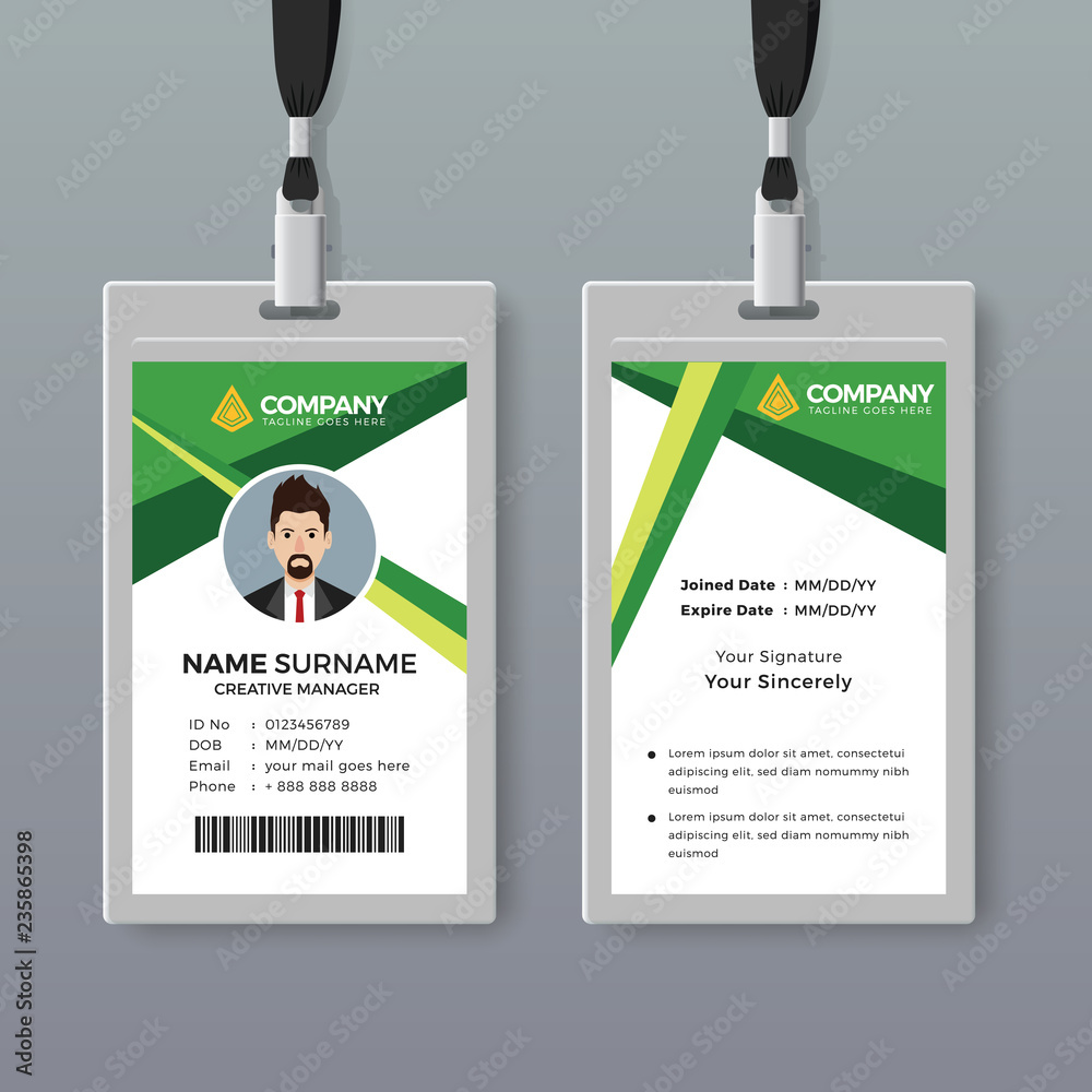 Professional Photo Id Card