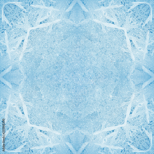Photography Textured ice blue cold frozen free space winter pattern