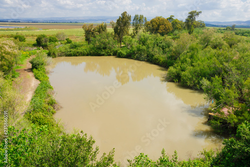 Obraz na płótnie Wetland, En Afek w salonie