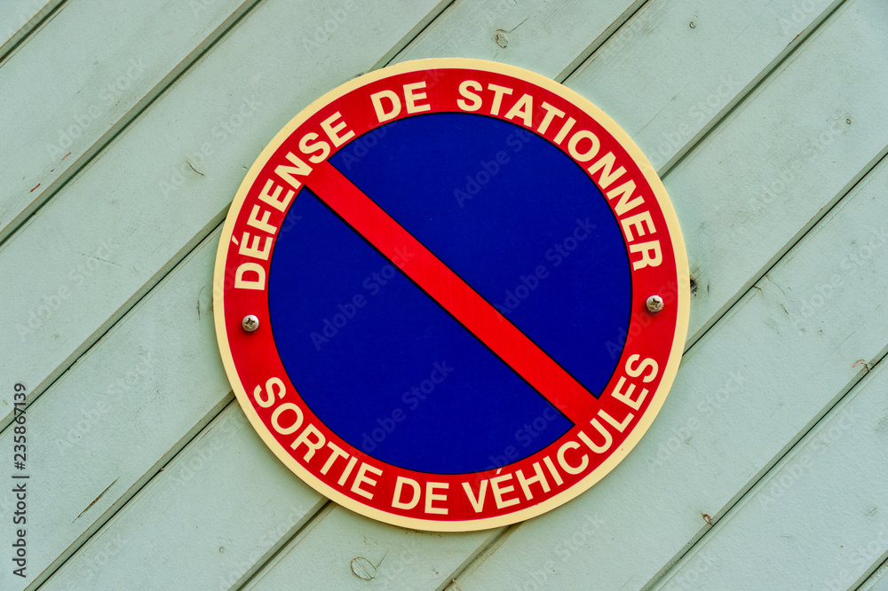 Obraz premium Parkverbot