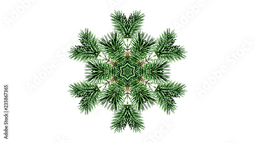 snowflake illustration  isolated
