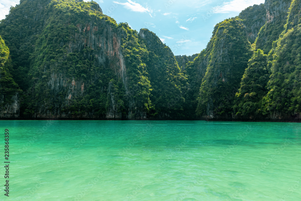 Paradise lagoon in Thailand
