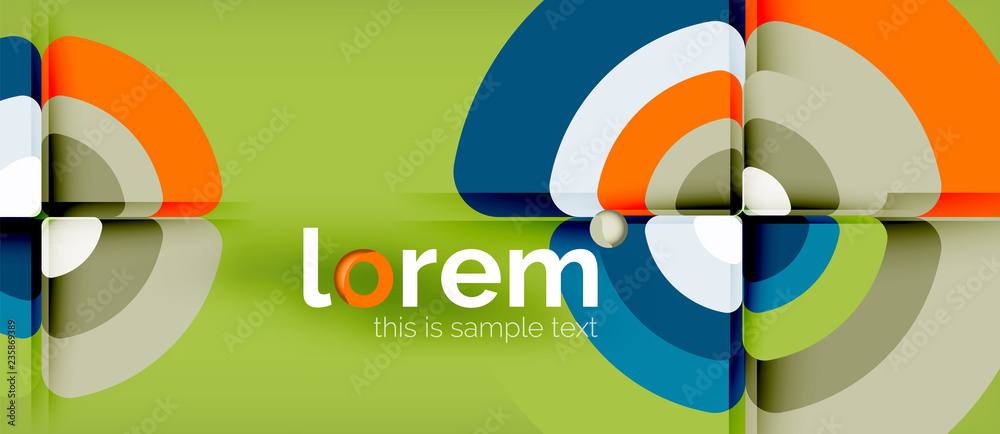 Circles and triangles geometric abstract background. Trendy abstract layout template for business or technology presentation or web brochure cover, wallpaper Circles and triangles geometric abstract background. Trendy abstract layout template for business or technology presentation or web brochure cover, wallpaper