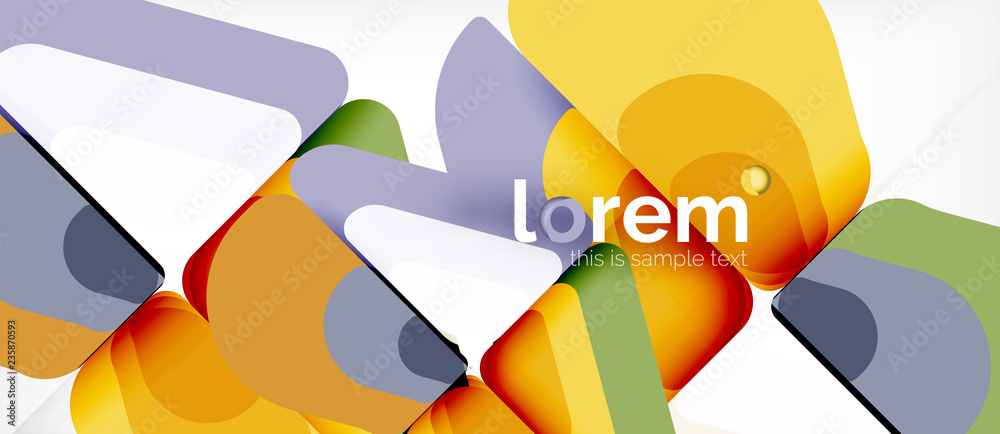 Geometric abstract background Geometric abstract background