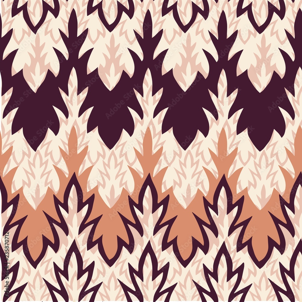Boho Feathers Underlaid Seamless Pattern Boho Feathers Underlaid Seamless Pattern