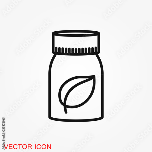 Dietary vector icon, food dietary labels isolated on background