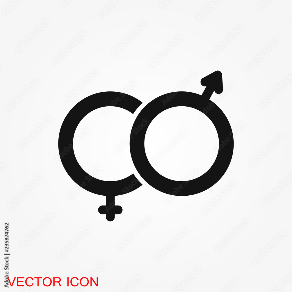 Erotic vector icon for adult only content, flat illustration Erotic vector icon for adult only content, flat illustration