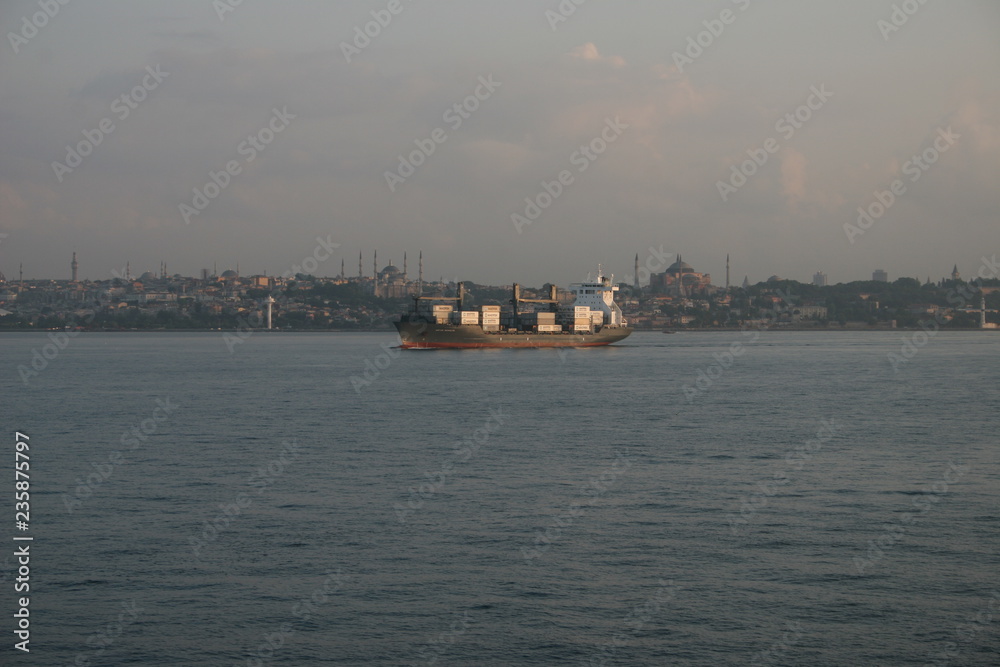 A set of istanbul photographs at sunrise