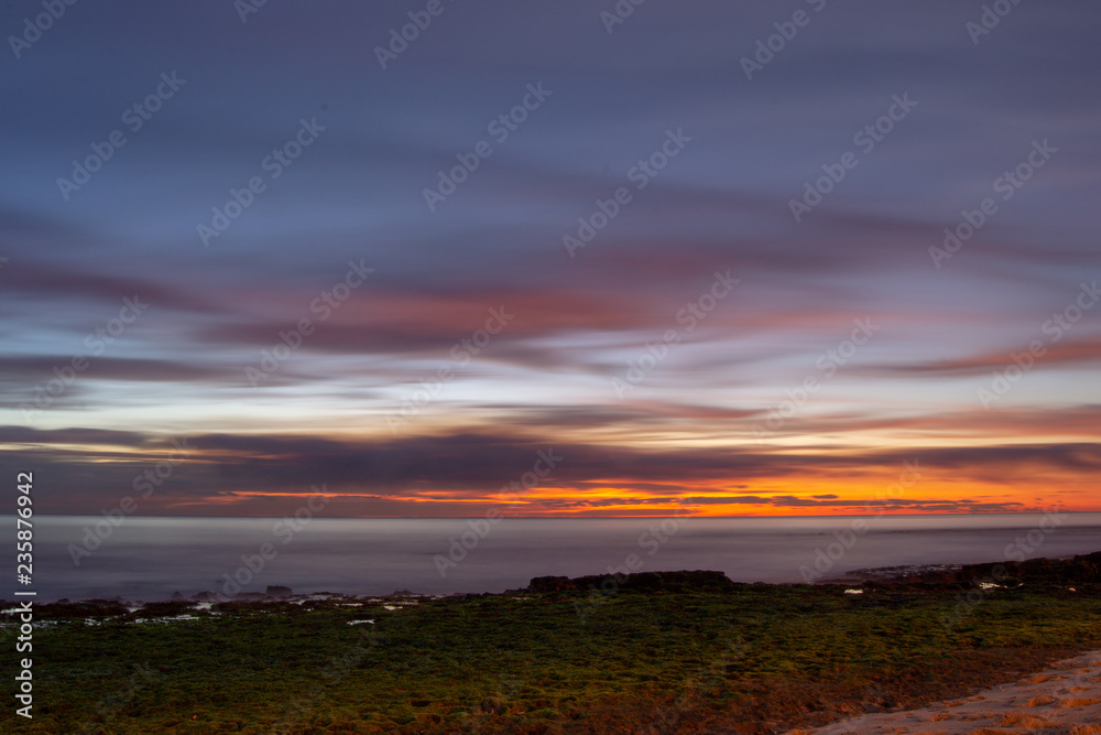 Beautifull colors landscape of a beach in Perth after sunset Beautifull colors landscape of a beach in Perth after sunset
