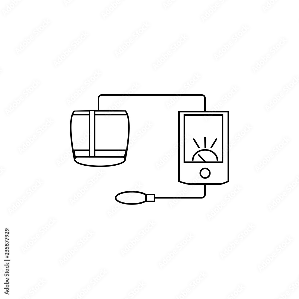 Tonometer - thin lineicon