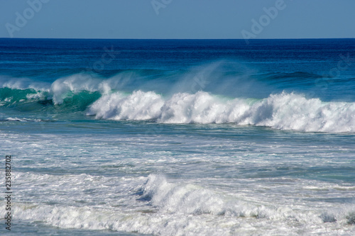 Landscape of thewaves of the australian ocean in Perth © Maria