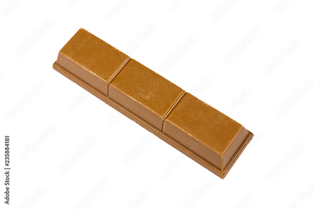 Sweet chocolate candy bar isolated on white background Sweet chocolate candy bar isolated on white background