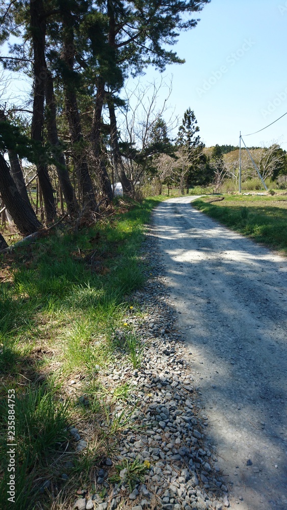 Obraz premium 長距離自然歩道・徒歩